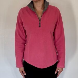 St. John’s Bay Active Pink & Gray Fleece Size Medium